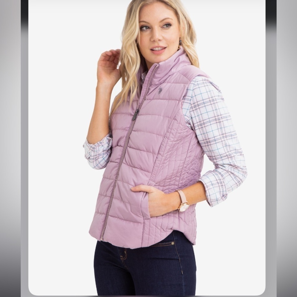 U.S. Polo Assn. FUR LINED VEST 2A.